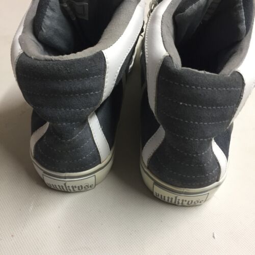 Punk Rose High Top Shoes Women' Size 10 Gray White - Picture 4 of 8