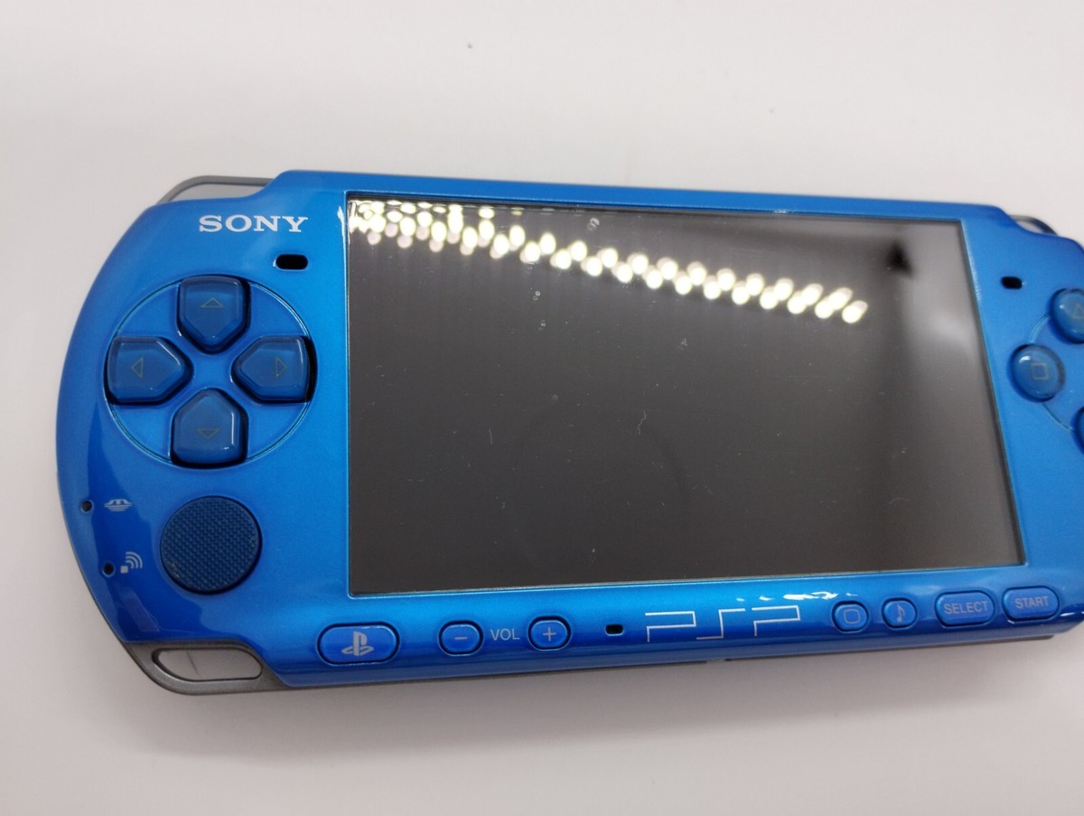 Sony PSP 3000 Blossom Blue Console w/Charger playstation