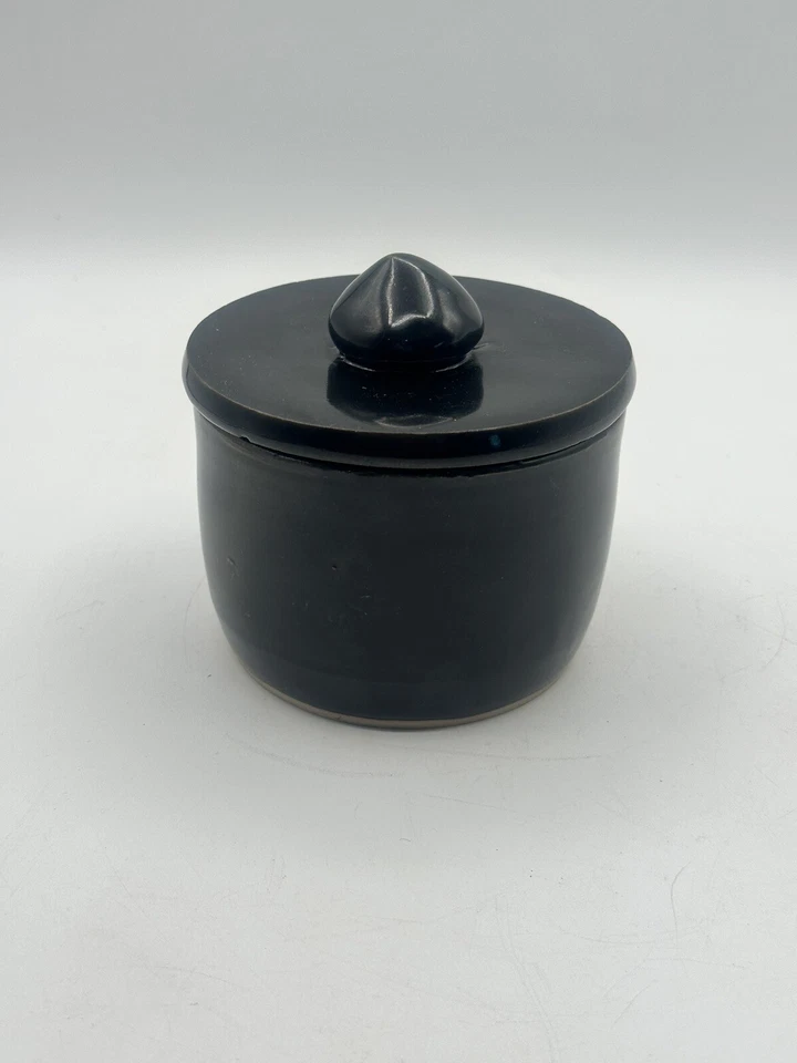 Hand Crafted Butter Bell Studio Stoneware Black - Image 2 of 4