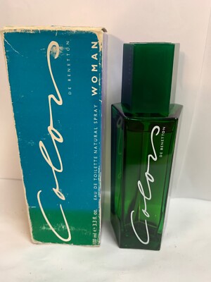 COLORS UNITED COLORS OF BENETTON  3.3 OZ /100ML EDT WOMEN ORIGINAL OLD FORMULA