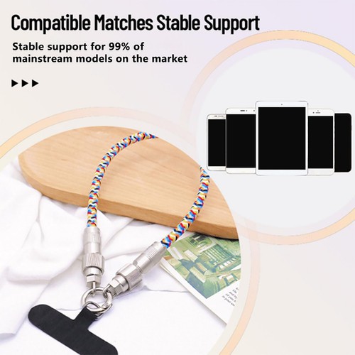 2in1 Phone Lanyard Charging Cable USB C Charger Cable 60W High Speed Thick Rope - 第 12/14 張圖片