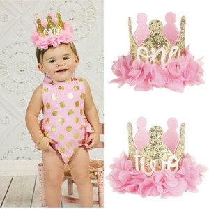 1st birthday flower crown