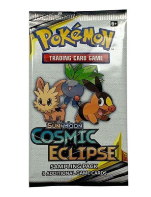 Pokemon Card - Cosmic Eclipse - Sampling Pack - 3 Cards - Factory Sealed