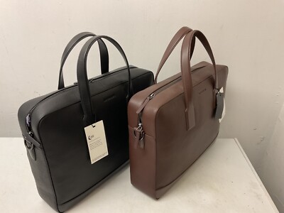 Brand New Luxury Leather Laptop Bag Brown Colour RRP£99 UK