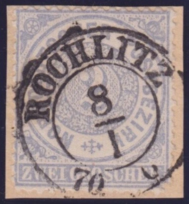 AD NDP Mi. No. 17 K2 Rochlitz reused Saxony
