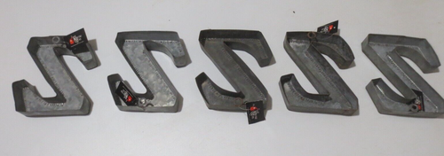 4 Galvanized Metal Letter Z 6" Rustic Country Industrial Farmhouse 3D You Tired - Picture 7 of 7