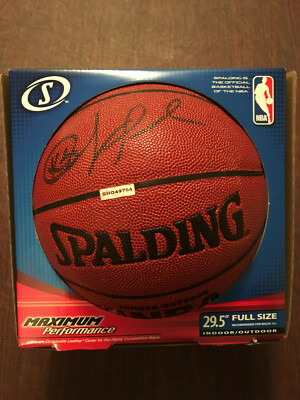 chris paul autographed basketball