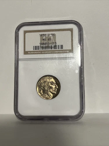 1936-D Buffalo Nickel (MS65) NGC