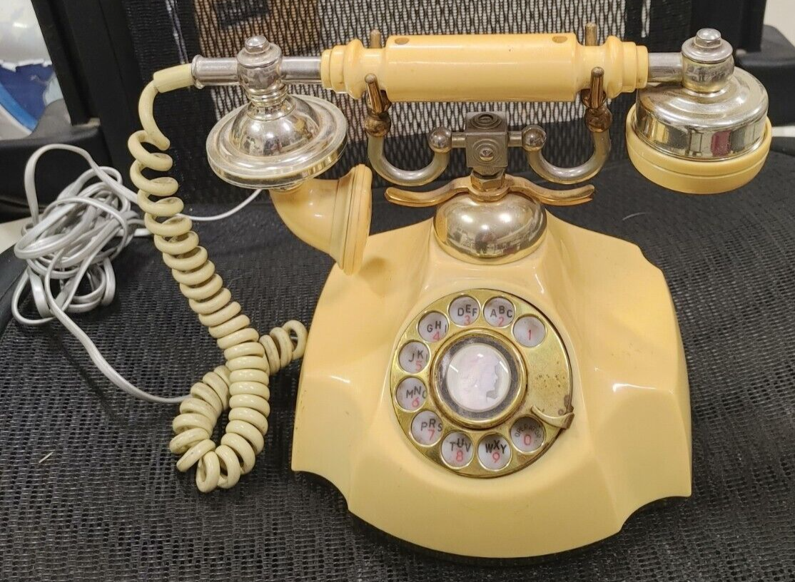 Vintage The Electra Telephone 8941 Japan Rotary Phone corded | eBay