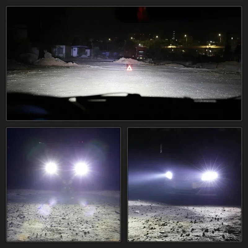 Lampadine LED H7 Auto Luce Fari Auto 12 Led SMD 3030 Bianco 6000K 24W Tuning - Miniatura 5