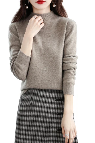 Women Knitted Sweaters Fashion V-Neck Top Sweater Autumn Warm Pullover Soft - Imagen 9 de 46