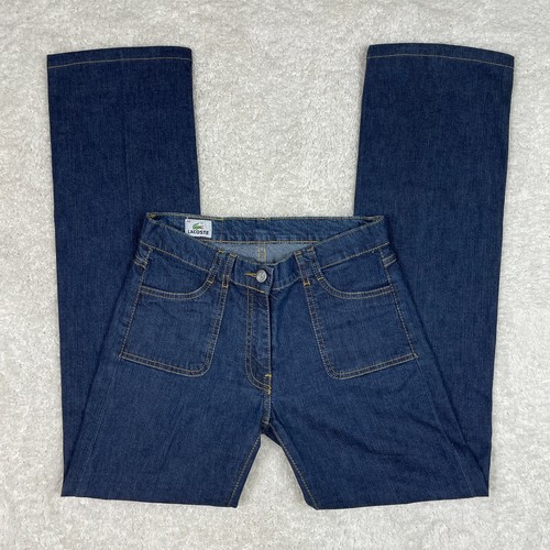 Lacoste Jeans Womens 28x30 Denim Boot 