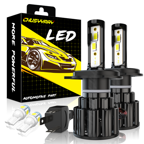 H4 LED Headlight Bulbs White 6000K High/Low Beam Fits Dacia Sandero