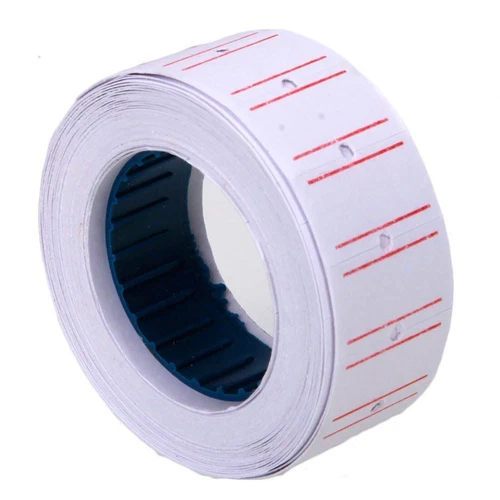 10 Rolls 6000pcs White Price Tag Sticker Gun Labels Refill For MX 5500 w/ 1 ink~ - Picture 7 of 10