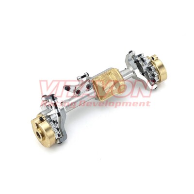 Carcasa De Eje Trasero Cnc Para Fms Para Coche Fcx24 1/24 Rc | Meses