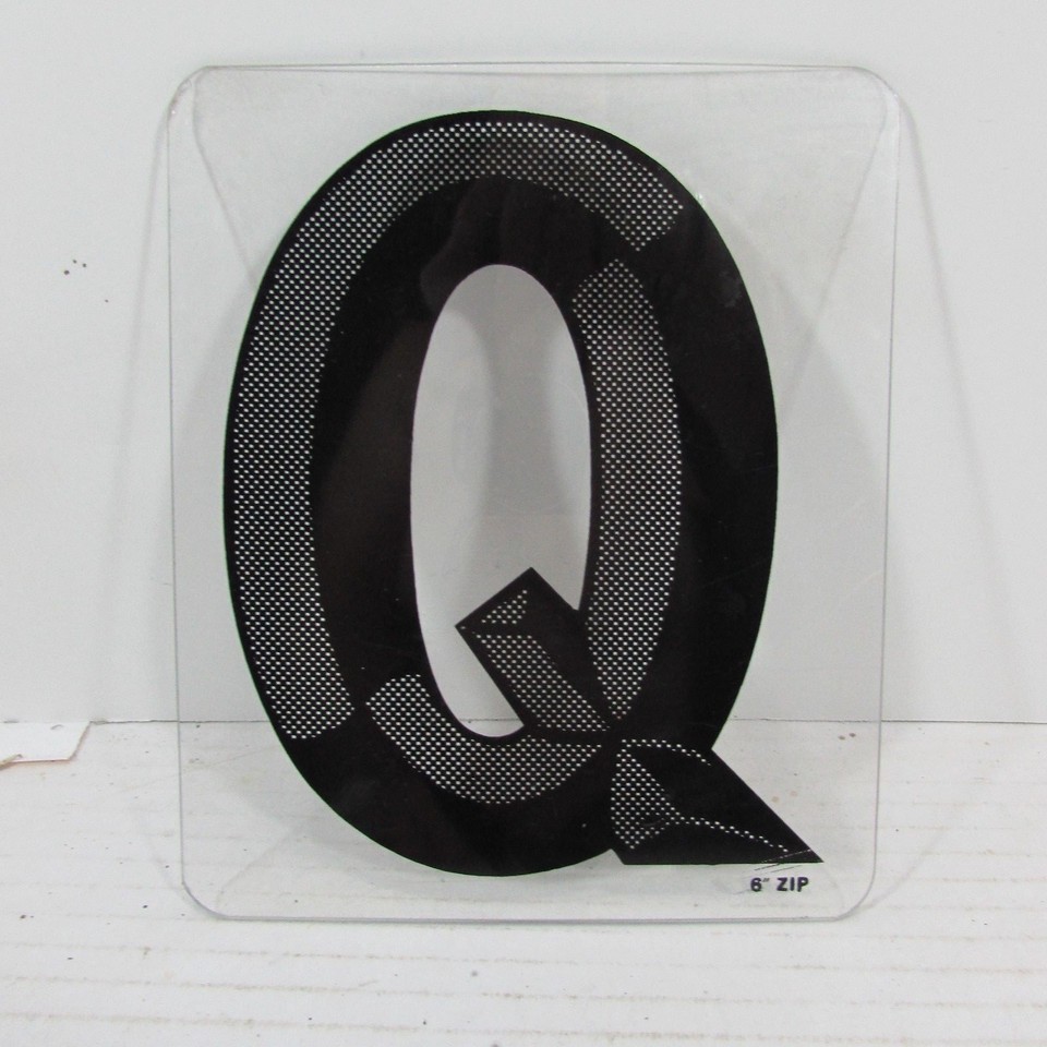 Wagner ZipChange Changeable Outdoor Sign 6" Letter Number Symbol Black 3D inch eBay
