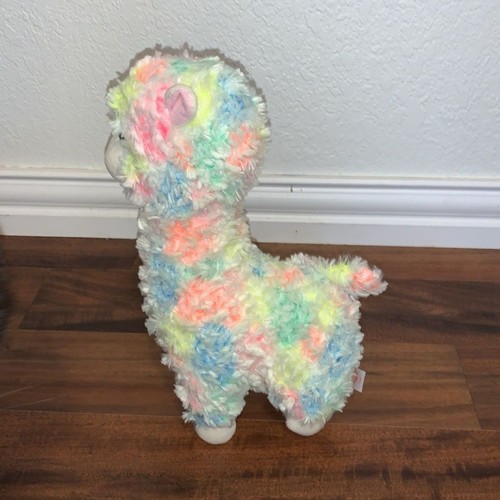 "Ty Beanie Baby Lola The Rainbow Llama peluche animal juguete 12""" - Imagen 3 de 9