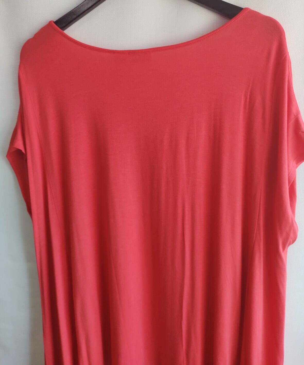 NWT Cato J/M Sportswear Hibiscus Pink ShirtHankerchief HemXLRayon