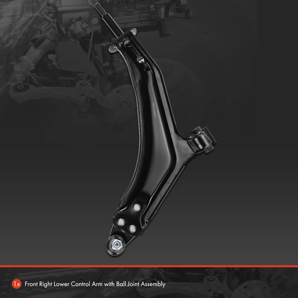 Kit de brazo de control inferior delantero derecho y rótula para Land Rover Freelander 02-05 Foto 3 de 4