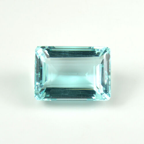Wonderful 91 Ct Aquamarine Emerald Cut Shape Loose Gemstone - Picture 1 of 4