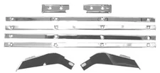 P/N 237A24B-KIT 1964-1966 FORD THUNDERBIRD DOOR PANEL RETAINING KIT 8 PIECES NEW