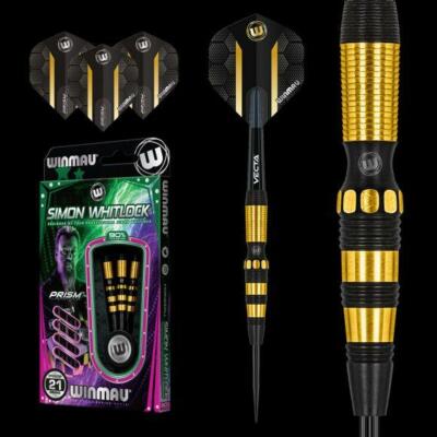 WINMAU SIMON WHITLOCK AU 90% Tungsten 21 GRAM STEEL TIP DARTS