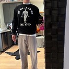 Vintage Gold's Gym black crewneck