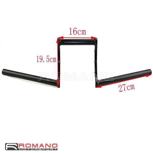Iron Drag 1" Handlebar For Triumph BSA Indian Victory chopper Custom Motorcycles - Picture 2 of 6