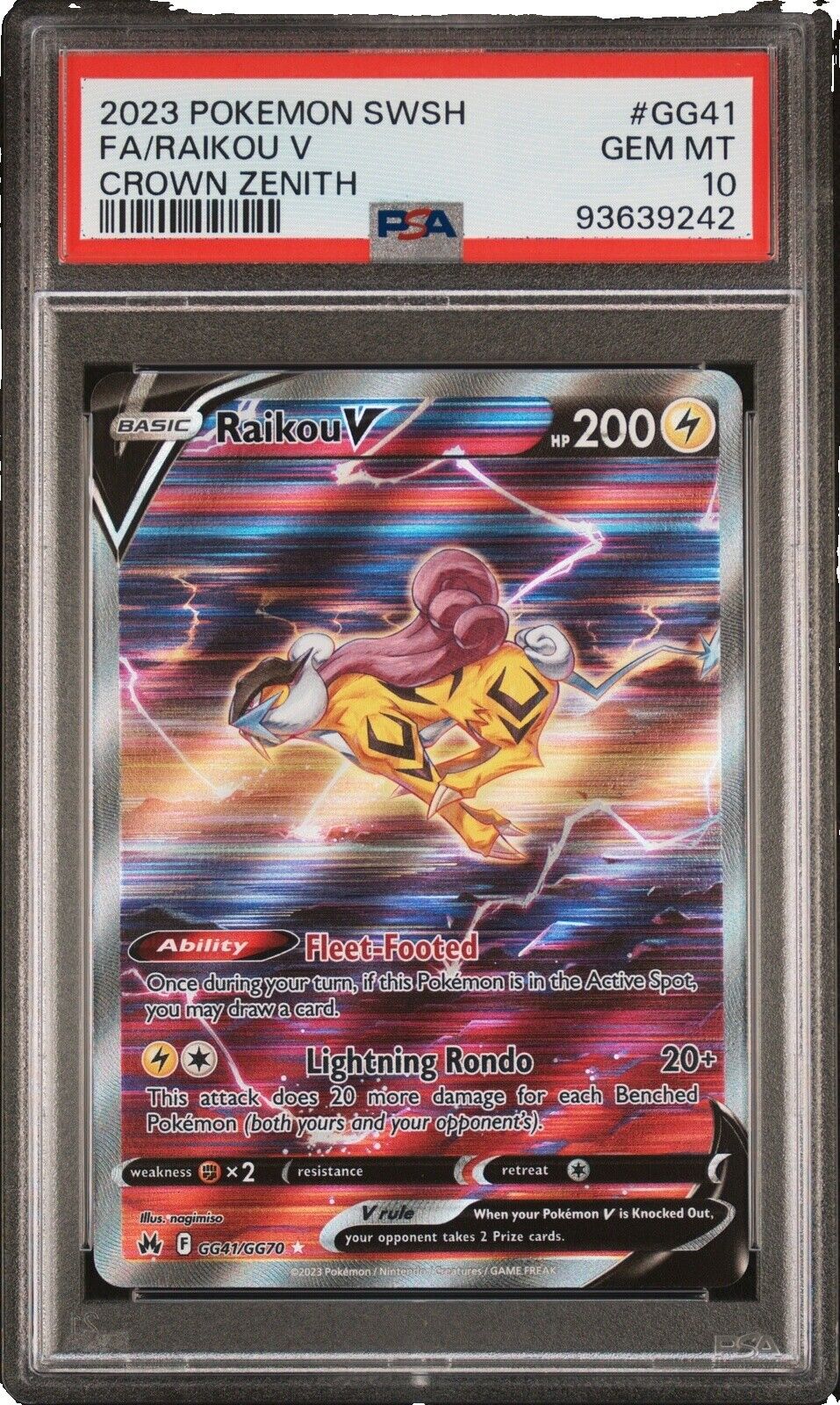 Raikou V Crown Zenith Psa 10 | eBay Raikou V Crown Zenith Psa 10 | eBay