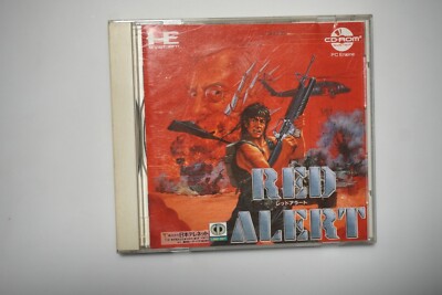 PC Engine Super CD Red Alert Japan NEC game US Seller