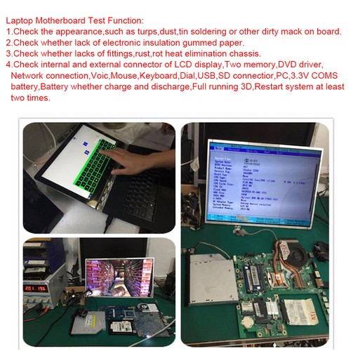 K000092130 For Toshiba Satellite L500 L505 Laptop Motherboard LA-4982P REV:1.0 - Picture 7 of 11