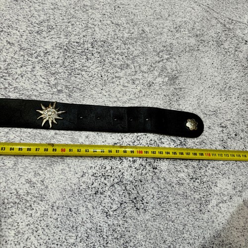 Cintura vintage Etro pelle nera - Foto 13 di 13