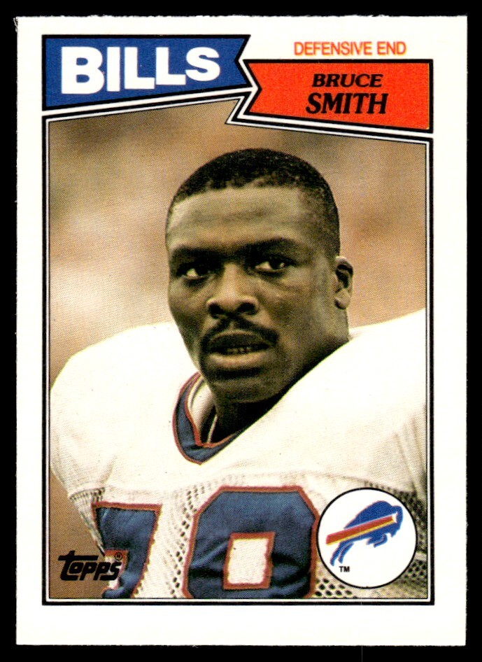 1987 TOPPS AMERICAN/UK BRUCE SMITH E BUFFALO BILLS #73