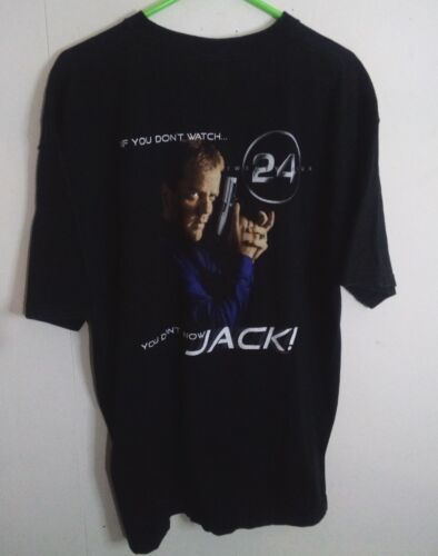 Vintage Jack Bauer 24 TV Series Promotional Tshirt