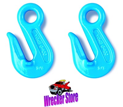 Qty. 2, YOKE  X-041-16, 5/8'' G100 EYE GRAB HOOK, 22,600 LB. WLL, Grade 100