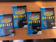 Lot of 4 - 1993/4 Stadium Club Hockey Series 2 packs 14 cards/pack