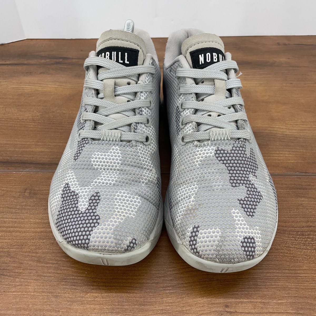 NOBULL Grey Camouflage Super Fabric Trainor Sneakers Mens 7 Womens 8.5 Nobull Blue Camo Outwork Trainer Shoes Men main image 3