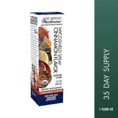 Host Defense MycoShield  Cinnamon Spray Fungi Perfecti 1 oz.