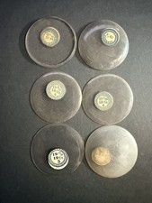 LOT OF 6 GLASS POCKET WATCH CRYSTALS SIZE 19 REPLACEMENT PARTS