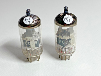 strong pair ECC88,  Philips, 6DJ8 plant Heerlen, Holland, 1973