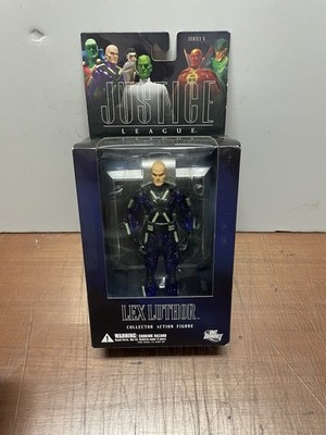 VINTAGE DC DIRECT JUSTICE ALEX ROSS LEX LUTHOR ACTION FIGURE SERIES 5 BRAND NEW.