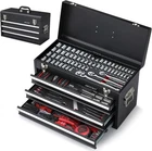 438-Piece Mechanics Tool Set with 3-Drawer Heavy Duty Metal Box Repair Tool Kit