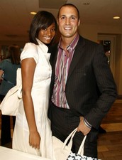 Danielle Mahoney Nigel Barker at CW Launch Party Inside at WB Main- Old Photo