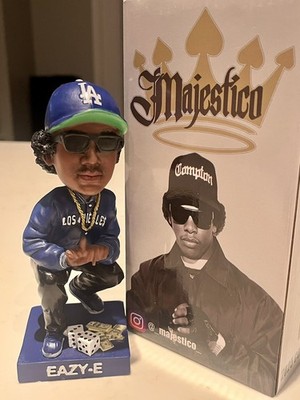RARE - EAZY E Los Angeles Dodgers Bobblehead by Majestico numbered To 224 - NIB