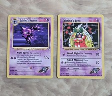 Pokemon Set Sabrina's Haunter 58/132 & Jynx 59/132 Gym Heroes Regular 1995 on eBay