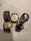 Lot Of Vintage/Antique Military Watches- Doxa, Timex, More