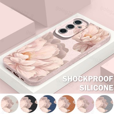 Blumen Weich TPU Hülle für Samsung Galaxy S26 Ultra S25 FE S24 S23 A57 A16 Case