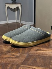 Olukai Hamani Hulu Mens 10 Slippers Green Slip On Shoes Wool Warm NEW No box 