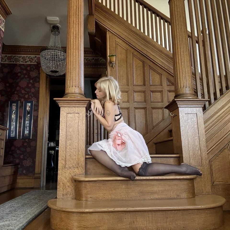 60's Pastel Flower Petticoat - Image 4 of 4