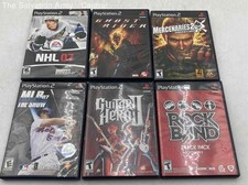 Sony PlayStation 2 Mercenaries 2: World In Flames And More Video Games Lot Of 6